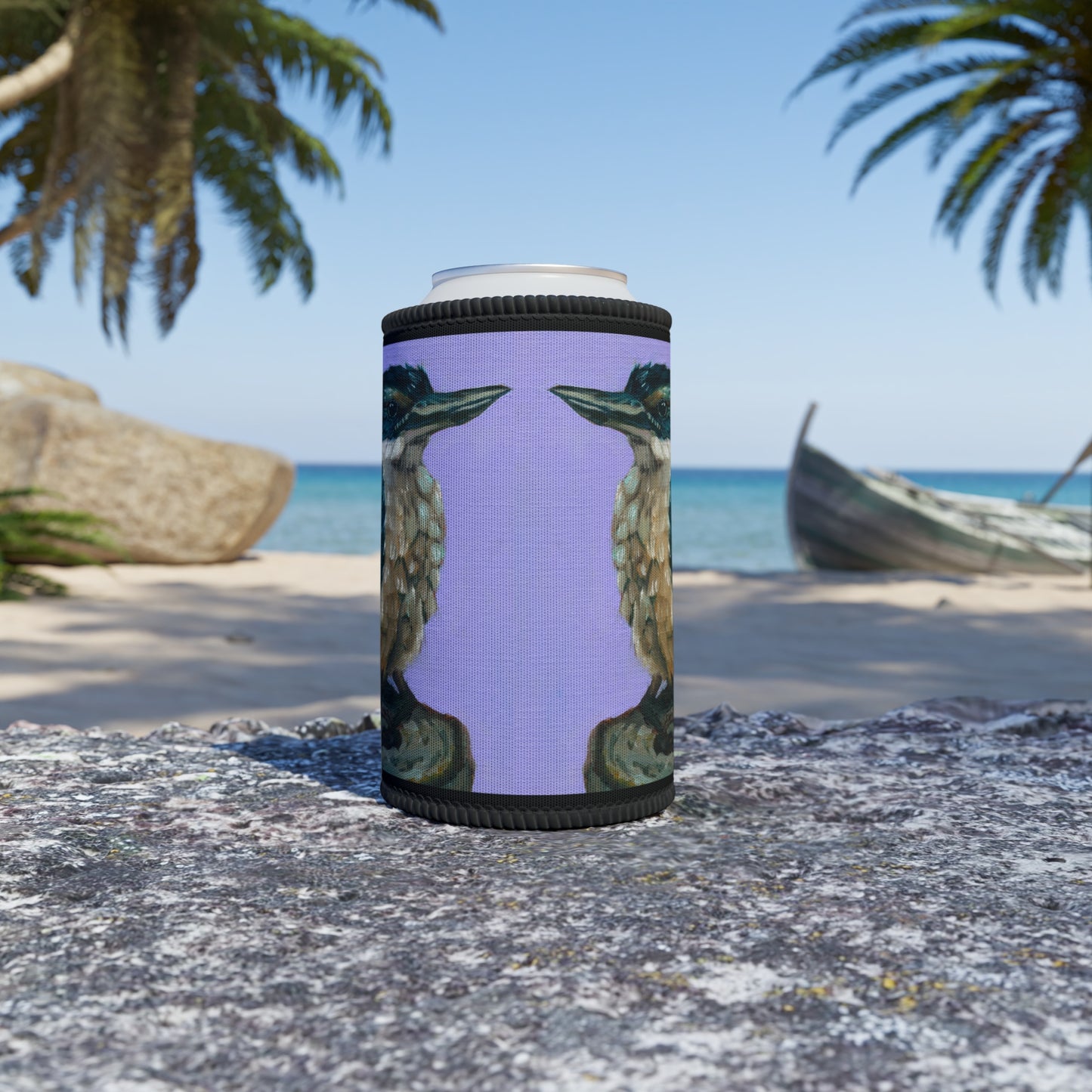 Sacred Kingfisher Stubby Cooler