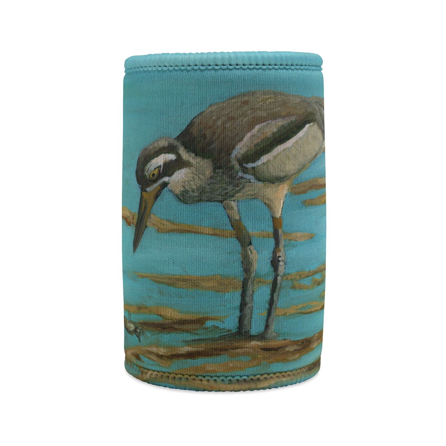 Beach Stone Curlew Neoprene Stubby Cooler