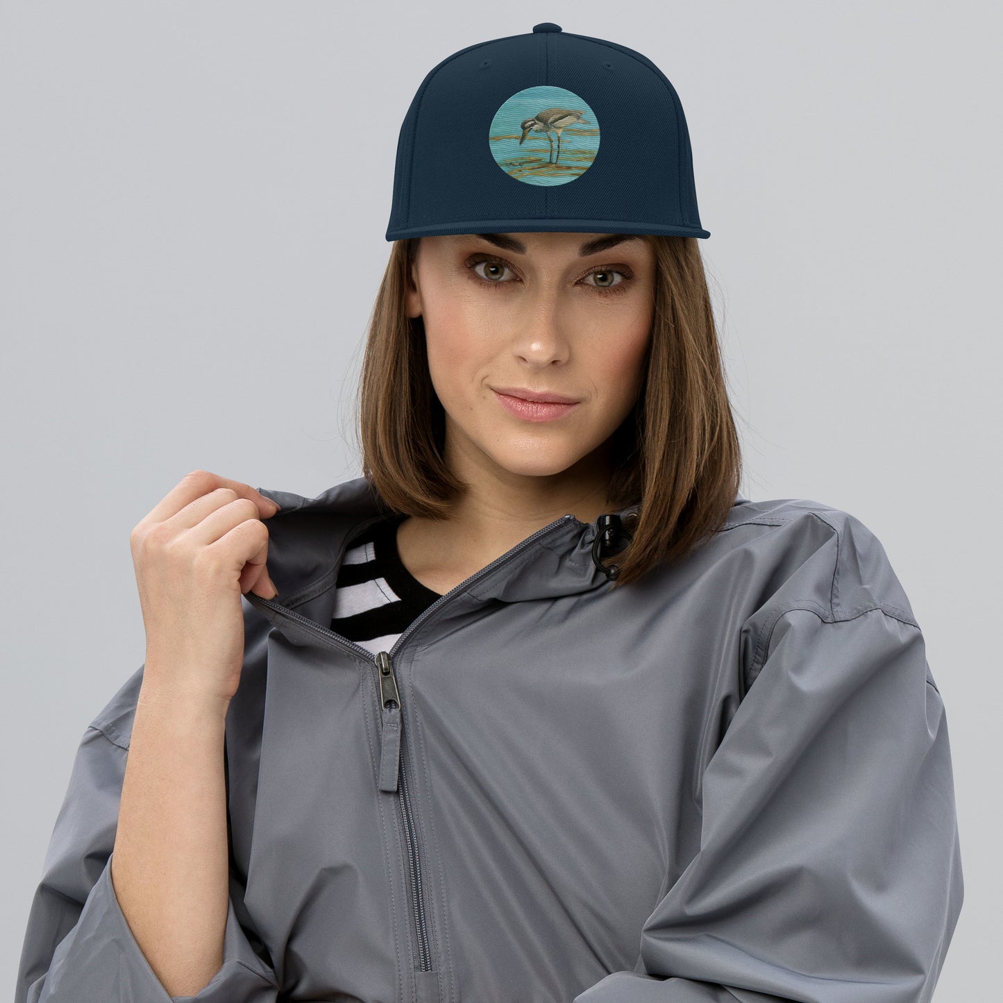 Cairns Esplanade Beach Stone Curlew Snapback Hat