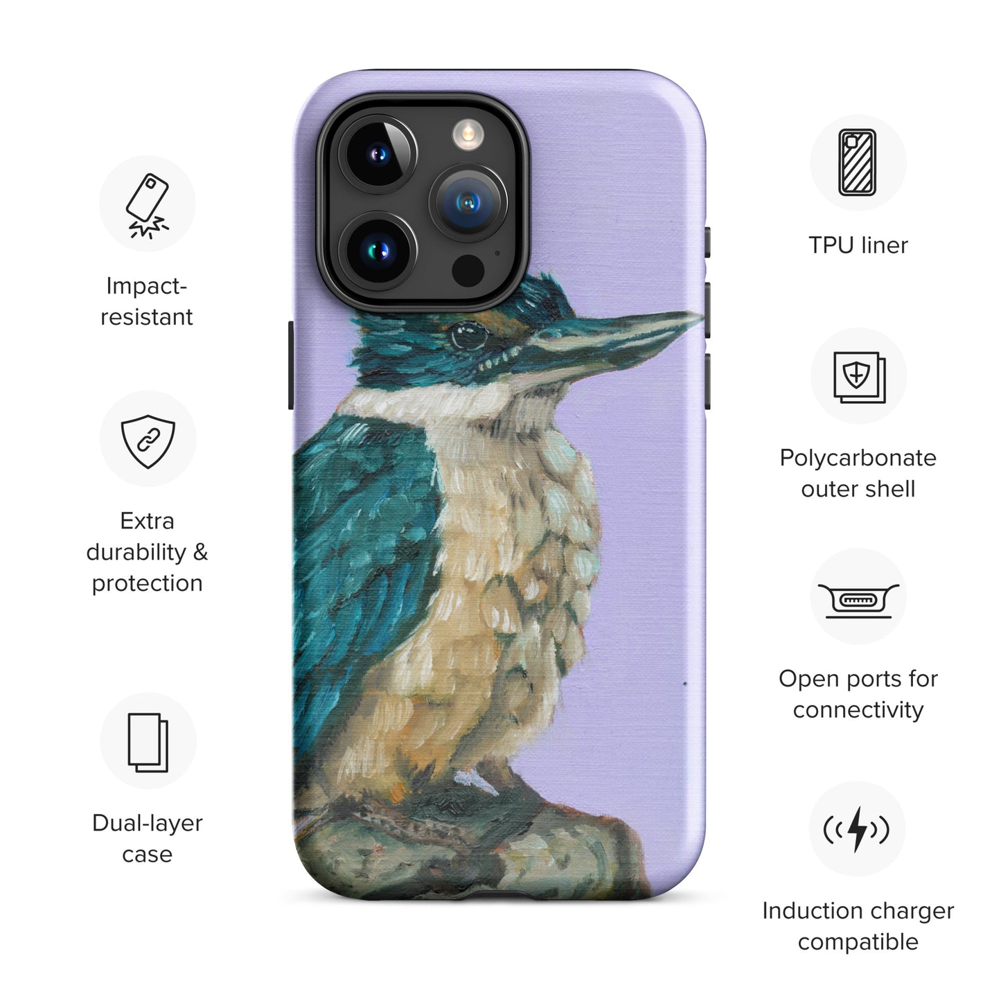 Sacred Kingfisher Tough Case for iPhone®