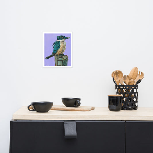 Sacred Kingfisher Poster Print